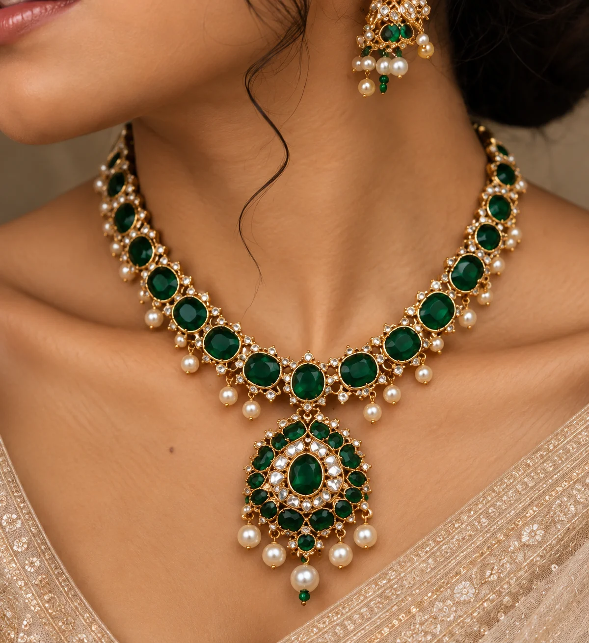 green-necklace